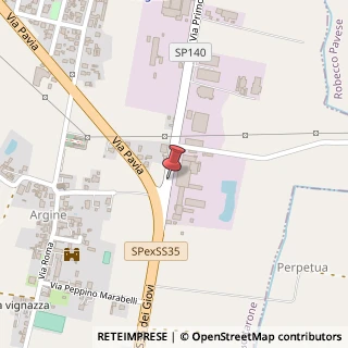 Mappa Via I Maggio, 35, 27042 Bressana Bottarone, Pavia (Lombardia)