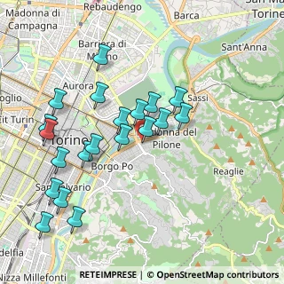 Mappa Via Castelnuovo, 10132 Torino TO, Italia (1.999)