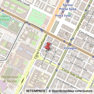 Mappa Via Vincenzo Vela, 45, 10128 Torino, Torino (Piemonte)