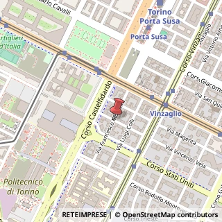 Mappa Via Francesco Morosini,  17, 10128 Torino, Torino (Piemonte)