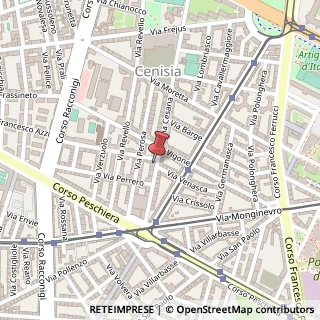 Mappa Via Cesana, 62, 10139 Torino, Torino (Piemonte)