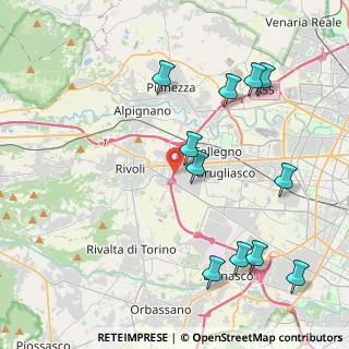 Mappa Via Biella 61 Uffici&Sede Operativa Area Nord Ovest, 10098 Rivoli TO, Italia (4.75636)