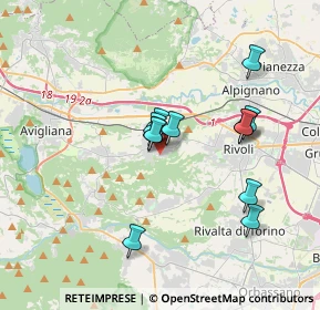 Mappa Viale XXV Aprile, 10090 Rosta TO, Italia (3.0575)
