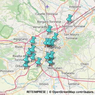 Mappa Via Dante di Nanni, 10139 Torino TO, Italia (6.08235)