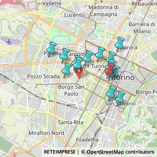 Mappa Via Dante di Nanni, 10139 Torino TO, Italia (1.516)