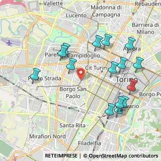 Mappa Via Dante di Nanni, 10139 Torino TO, Italia (2.21133)