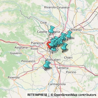 Mappa Via Dante di Nanni, 10139 Torino TO, Italia (8.00933)