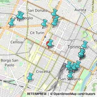 Mappa Corso Vittorio Emanuele II 10128 Torino TO Italia, 10128 Torino TO, Italia (1.403)