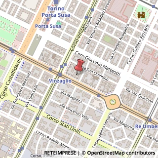 Mappa Corso Vittorio Emanuele II, 96, 10121 Torino, Torino (Piemonte)