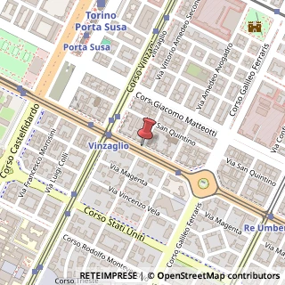 Mappa Via Vitaliano Donati, 1, 10121 Torino, Torino (Piemonte)