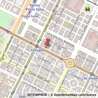 Mappa Corso Vittorio Emanuele II, 96, 10121 Torino, Torino (Piemonte)