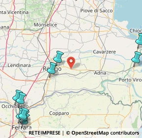 Mappa Via Zona Industriale, 45010 Villadose RO, Italia (27.36364)