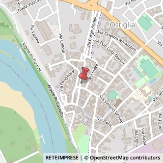 Mappa Via Ghinosi, 8, 46035 Ostiglia, Mantova (Lombardia)