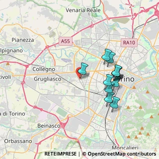 Mappa Via Fratelli Fornaca, 10141 Torino TO, Italia (3.43917)