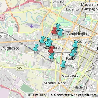 Mappa Via Fratelli Fornaca, 10141 Torino TO, Italia (1.21429)
