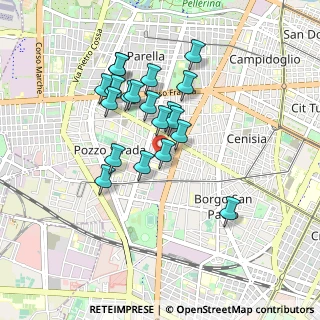 Mappa Via Lorenzo Delleani, 10141 Torino TO, Italia (0.7615)