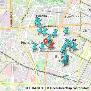 Mappa Via Lorenzo Delleani, 10141 Torino TO, Italia (0.8305)