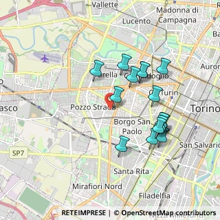 Mappa Via Lorenzo Delleani, 10141 Torino TO, Italia (1.732)