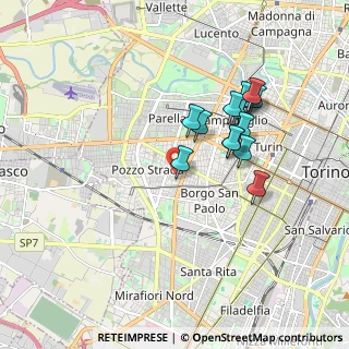 Mappa Via Lorenzo Delleani, 10141 Torino TO, Italia (1.62571)