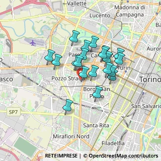 Mappa Via Lorenzo Delleani, 10141 Torino TO, Italia (1.376)