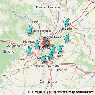 Mappa Via Casalborgone, 10132 Torino TO, Italia (8.93286)