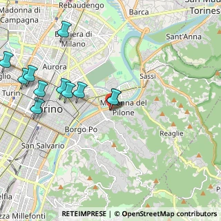 Mappa Via Casalborgone, 10132 Torino TO, Italia (2.35364)