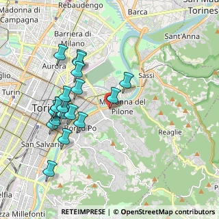 Mappa Via Casalborgone, 10132 Torino TO, Italia (1.99737)