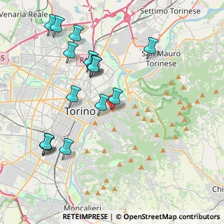 Mappa Via Casalborgone, 10132 Torino TO, Italia (4.51813)