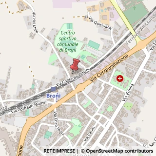 Mappa Via dei Mille, 44, 27043 Campospinoso, Pavia (Lombardia)