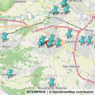 Mappa Via Don G. Peretti, 10098 Rivoli TO, Italia (2.39813)