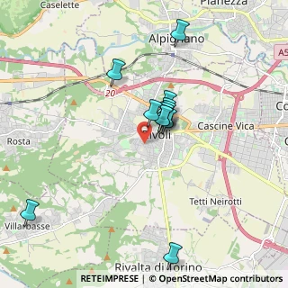 Mappa Via Don G. Peretti, 10098 Rivoli TO, Italia (1.5275)
