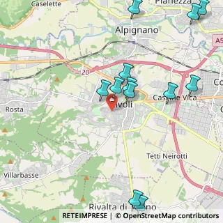 Mappa Via Don G. Peretti, 10098 Rivoli TO, Italia (2.49)