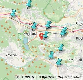Mappa Corso Laghi, 10090 Buttigliera Alta TO, Italia (3.87091)
