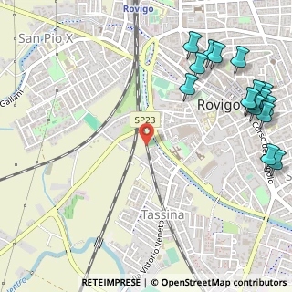 Mappa Via del Fante, 45100 Rovigo RO, Italia (0.77875)