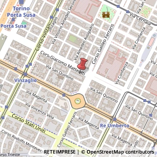 Mappa Corso Giacomo Matteotti, 31, 10121 Torino, Torino (Piemonte)