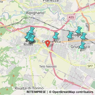 Mappa Via Adda, 10098 Rivoli TO, Italia (2.02417)