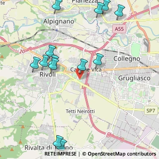 Mappa Via Adda, 10098 Rivoli TO, Italia (2.63692)