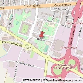 Mappa Corso Primo Levi, 23, 10098 Rivoli, Torino (Piemonte)