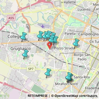 Mappa 10142 Grugliasco TO, Italia (1.83923)