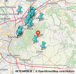 Mappa 10020 Baldissero Torinese TO, Italia (7.806)
