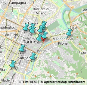 Mappa Corso S. Maurizio, 10100 Torino TO, Italia (1.53667)