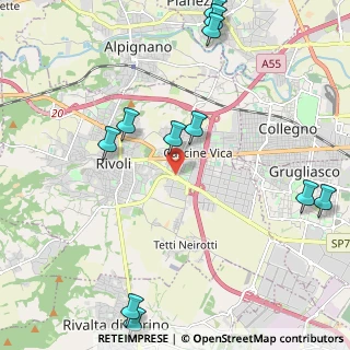 Mappa Corso Luigi Einaudi, 10098 Rivoli TO, Italia (2.74727)