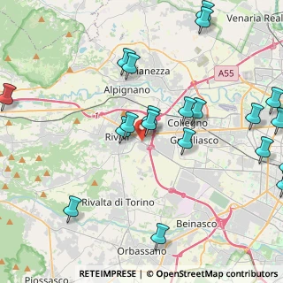 Mappa Corso Luigi Einaudi, 10098 Rivoli TO, Italia (5.27)