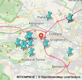 Mappa Corso Luigi Einaudi, 10098 Rivoli TO, Italia (4.06833)
