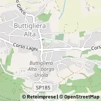 Mapa Buttigliera Alta