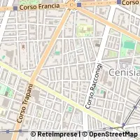 Mapa Torino