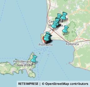 Mappa Via 2 Giugno, 57025 Piombino LI, Italia (8.6965)