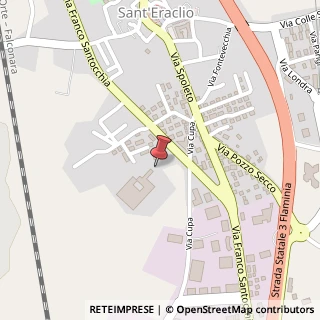 Mappa Via Franco Santocchia, 84, 06034 Foligno, Perugia (Umbria)