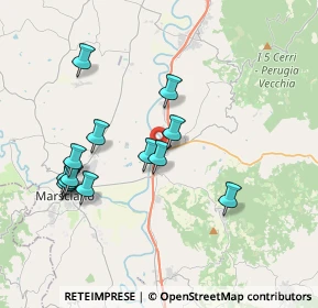 Mappa Via del Boschetto, 06050 Collazzone PG, Italia (3.82692)