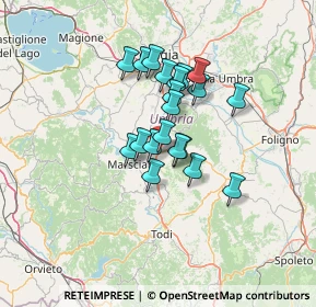 Mappa Via del Boschetto, 06050 Collazzone PG, Italia (9.994)